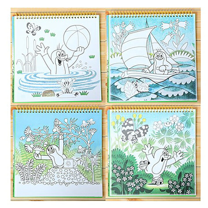 楽天市場 クルテク アートパッド Pud840 シール ステッカー グッズ Krtek チェコ もぐらのクルテク 絵本 もぐらくん かわいい 雑貨 塗り絵 ぬりえ お絵かきシート おもちゃ キャラクター Mo Jm キャラクター雑貨 プレッツェル