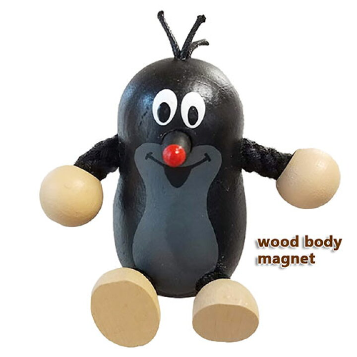 楽天市場 クルテク ウッドボディマグネット M クルテク 木製 Pud842 もぐらのクルテク Krtek チェコ 雑貨 グッズ マスコット 磁石 絵本 もぐらくん キャラクター かわいい プレゼント Detoa デトア 小物 Mo Detoa133 キャラクター雑貨 プレッツェル