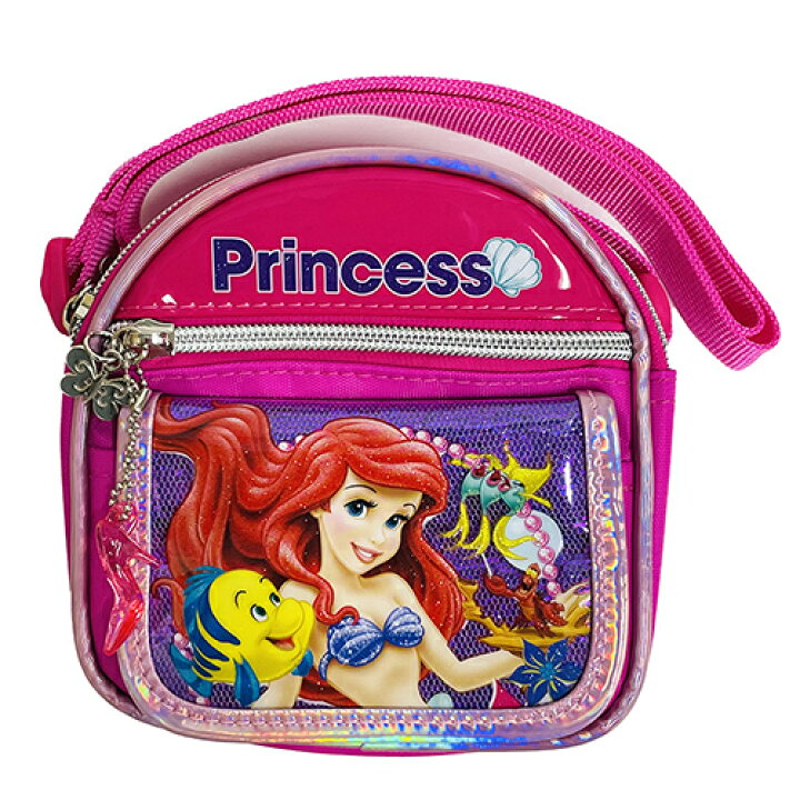 楽天市場 ディズニープリンセス おにぎり型 ショルダーバッグ アリエル 隣にフランダー ポシェット キッズ 子ども 斜め掛け バッグ ディズニー プリンセス 外ポケット付き リトルマーメイド ミニ ショルダー 女の子 Pcng3033 キャラクター雑貨 プレッツェル