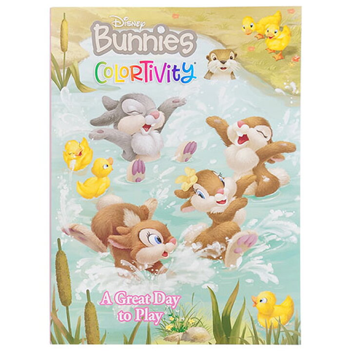 楽天市場 ディズニー バニーズ Bunnie ぬりえ A Great Day To Play 水遊び b 塗り絵 英語 ぬり絵 知育玩具 女の子 おもちゃ うさぎ ウサギ とんすけ バンビ Thumper キャラクター Disney 80pg Bunnie Coloring Book グッズ 海外 輸入品