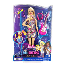 バービー BIG DREAMS SINGING ドール 17102 人形 歌う 音が鳴る 光る MATTEL Barbie バービーグッズ おもちゃ 大人 雑貨 かわいい カラフル ギフト プレゼント 輸入品 インポート