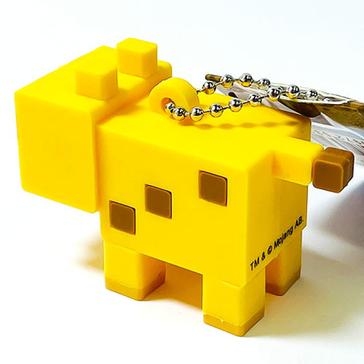 市場 Pvc マスコットキーチェーン Minecraft キーホルダー ヤマネコ マインクラフト マイクラ