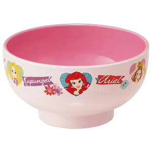ディズニープリンセス 塗汁わん ( お椀 ) 250ml 子供用 ピンク 16341 食器 汁椀 おわん ご飯 食事 日本製 幼児 子ども こども 子供 キッズ キャラクター グッズ 雑貨 かわいい 女の子 アリエル ラ