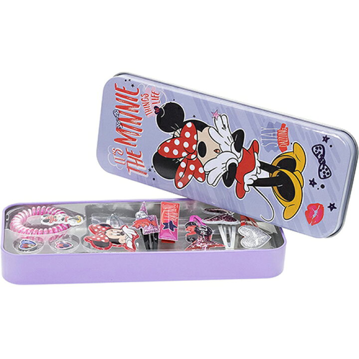 ミニー 缶ケース付き Disney ミニーちゃん グッズ ディズニー リング 指輪 アクセ アクセサリー ヘアアクセサリーセット ミニー 缶ケース付き Disney ミニーちゃん グッズ ディズニー リング 指輪 アクセ アクセサリー ヘアアクセサリーセット