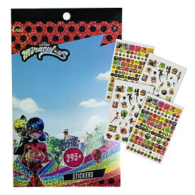 ミラキュラス レディバグ ＆ シャノワール ステッカーパッド 4シート 16438 シール ステッカー STICKER 女の子 女子 かわいい キャラクター ディズニーチャンネル グッズ Miraculous Ladybug 海外 輸入品 インポート