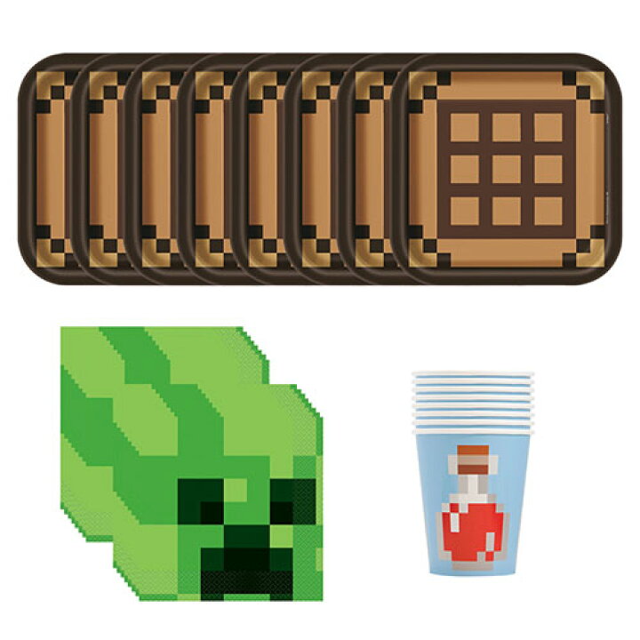 楽天市場 マインクラフト パーティーグッズ セット 3アイテム Yts0290 マイクラ Minecraft 使い捨て パーティー 紙皿 紙ナプキン 紙コップ 誕生日 誕生日会 お誕生日会 誕生会 男の子 女の子 飾り付け 輸入品 インポート Party Supplies キャラクター雑貨 プレッツェル 楽天市場 マインクラフト パーティーグッズ セット 3アイテム Yts0290 マイクラ Minecraft 使い捨て パーティー 紙皿 紙ナプキン 紙コップ 誕生日 誕生日会 お誕生日会 誕生会 男の子 女の子 飾り付け 輸入品 インポート Party Supplies キャラクター雑貨 プレッツェル