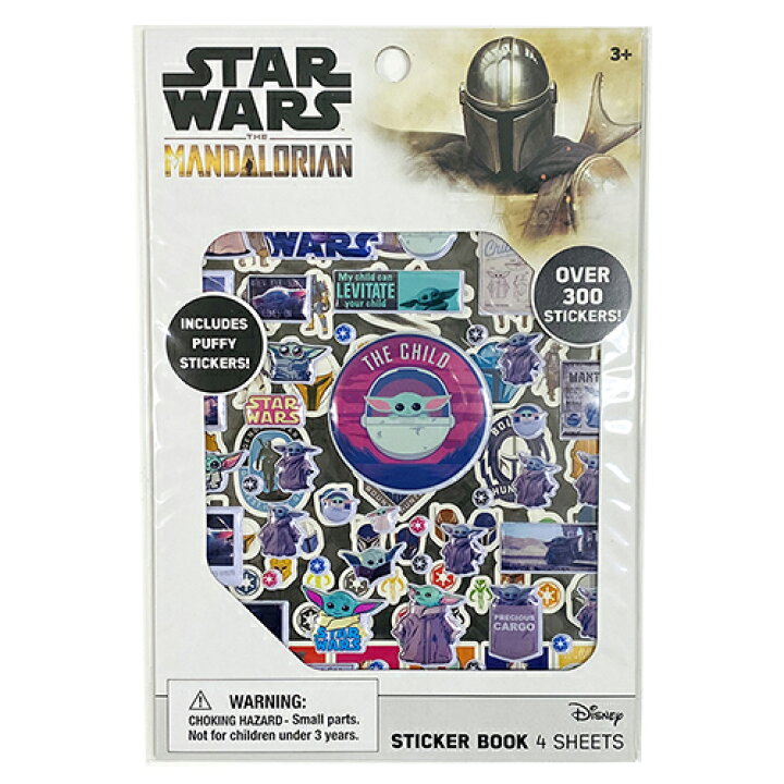 楽天市場】スターウォーズ ステッカー OVER300 ベビーヨーダ 4シート 