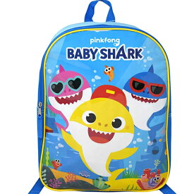 ベイビーシャーク 15インチ ラージ リュック エナメルフロント 17126 BABYSHARK かばん バッグ リュックサック ピンキッツ Pinkfong 韓国 キャラクター グッズ 雑貨 輸入品 インポート