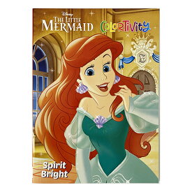 アリエル ぬりえ ( Spirit Bright ) 17320b ぬり絵 カラーリングブック おもちゃ キッズ 子供 リトルマーメイド ディズニー プリンセス Disney princess キャラクター グッズ 輸入品 インポート