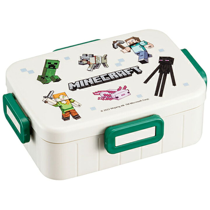 マインクラフト Explore More 1段弁当箱 ランチセット 3点 18cm 箸 yts0802 お弁当箱 ランチボックス 650ml お弁当 ランチ 弁当箱 セット 箸 はし 保冷バッグ ランチバッグ マイクラ グッズ 学童 小学生 こども