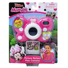 ミニー プレイ カメラ 17685 おもちゃ ディズニー ミニーマウス 音が鳴る 光る カメラマンごっこ かわいい ピンク ラメ 女の子 DisneyJunior 輸入品 インポート