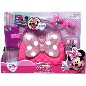 ミニー おもちゃ ハッピーヘルパー バッグ セット 17710 ディズニー ミニーマウス バッグ リボン キラキラ かわいい 女の子 ピンク ギフト プレゼント 誕生日 クリスマス 輸入品 インポート