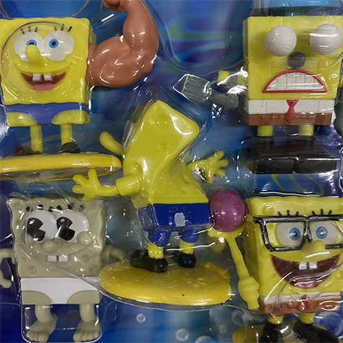 スポンジボブ ミニフィギュア 5個セット 17777 SpongeBob おもちゃ グッズ フィギュア 人形 ミニチュア ミニ人形 かっこいい  かわいい nickelodeon キャラクター トイ 輸入品 インポート | キャラクター雑貨　プレッツェル