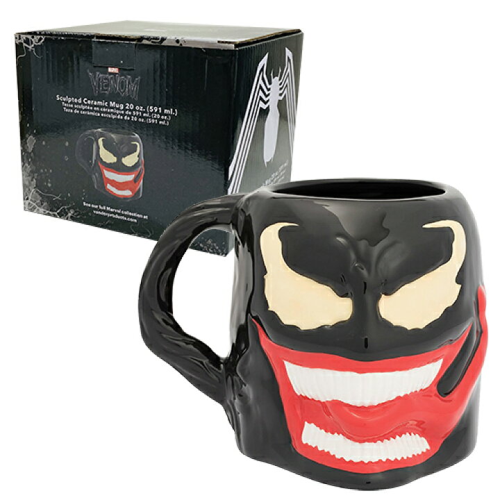 楽天市場】スパイダーマン ヴェノム セラミックマグカップ 20oz 17814 