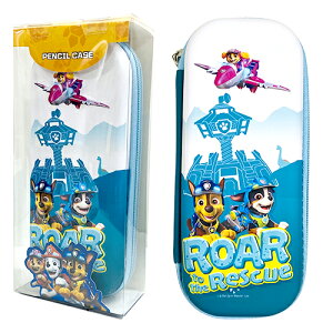 パウパトロール ハード ペン ケース 18137 パウパト グッズ ペンケース 筆箱 筆入れ 文具 文房具 ステーショナリー 大容量 ポーチ かわいい かっこいい 青 ブルー キャラクター 輸入品 インポ