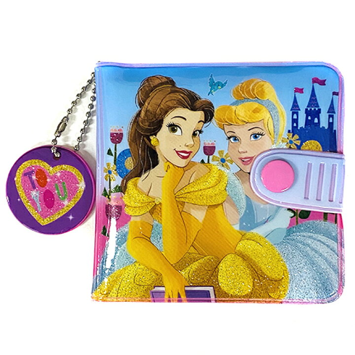 楽天市場】ディズニープリンセス 2つ折り 財布 （ ベル シンデレラ 