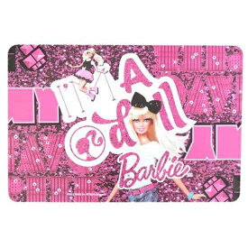 バービー Barbie ランチョンマット グリッター 6971 マット 汚れ防止 プレイスマット 食事マット インポート 輸入 キッズ キャラクター グッズ バービーグッズ