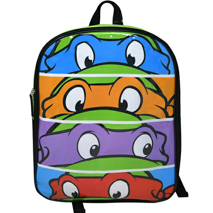 楽天市場】【訳あり】 TMNT 忍者 タートルズ 総柄 15インチ リュック 