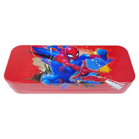 スパイダーマン 缶ペンケース ( レッド ) 18361b ペンケース 筆箱 ふでばこ 缶ペン グッズ 文具 文房具 SPIDER-MAN Marvel Pencil Case ヒーロー キャラクター 雑貨 インポート 輸入