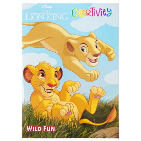 ライオンキング ぬりえ ( WILD FUN ) 18363b The Lion King ぬり絵 カラーリングブック おもちゃ キッズ 子供 ディズニー Disney Colortivity 英語 English キャラクター グッズ 輸入品 インポート