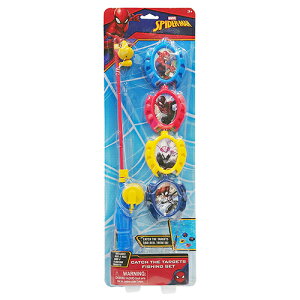 XpC_[} tBbVO  18438 }[x MARVEL Spiderman  ނ  q[[ j̎q LN^[ ObY Mtg v[g Ai C|[g CATCH THE TARGETS FISHING SET