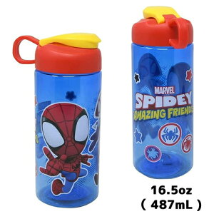 XpCfB {g 16.5oz ( 487mL ) 18729 EH[^[{g  Ƃ v{g _CNg{g  y XpCfBƂȂ܂ Spidey & Friends Bottle LbY j̎q }[x MARV