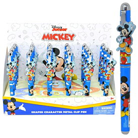 ミッキー メタルクリップペン ボールペン 18750 ミッキーマウス グッズ 文房具 文具 ステーショナリー 筆記具 かわいい ディズニー キャラクター Mickey Metal Clip Pen 輸入 インポート 84871MZ