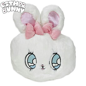 エスターバニー クッション WH ( CreamBunny ) 19198 EstherBunny グッズ インテリア くっしょん クッション ぬいぐるみ 白 ホワイト かわいい 韓国 うさぎ キャラクター 女子高生 インスタ 雑貨 おしゃれ 輸入品 インポート