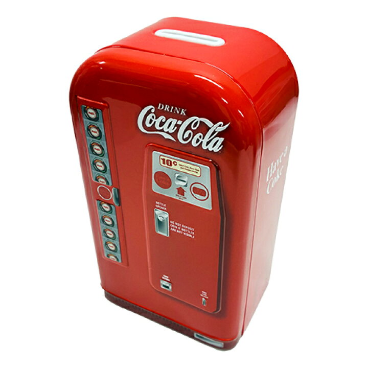 楽天市場】コカ・コーラ 自販機型 貯金箱 ( Red ) 19151a コーラ 