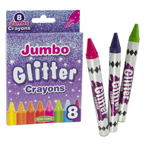 W{ Ob^[N 8F 19873  LL  [ hG ʂ肦 G  G ObY  Jumbo Glitter Crayons Ai C|[g 38040