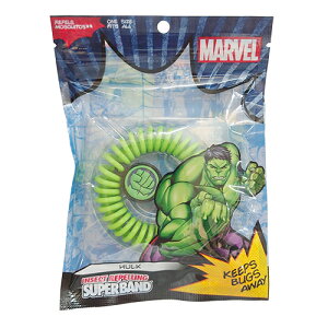 �}�[�x�� ���悯�X�[�p�[�o���h ( �n���N ) 20043c Avengers MARVEL �u���X���b�g �o���h ���悯�o���h ��� ���� �O���[�� ���� HULK �}�[�x�� �O�b�Y �C�O �A�� Marvel Repelling Superband DEET FREE