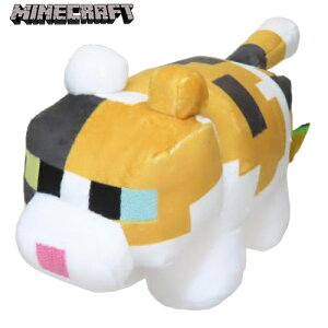 マインクラフト コレクションぬいぐるみ ( ネコ ) 20345 マイクラ グッズ Minecraft ゲーム キャラクター マイクラグッズ Mob 三毛 猫 ねこ cat マスコット ぬいぐるみ かわいい ゲームキャラ アイテ