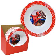 スパイダーマン 6.5" プラスチック ボウル 20449 食器 小鉢 スープボウル ご飯 食事 MARVEL Spiderman 6.…