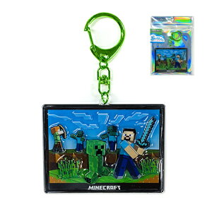 �}�C���N���t�g �Ղ���������� �L�[�z���_�[ ( ��ʎ� OW ) 20802 �}�C�N�� �O�b�Y Minecraft �Q�[�� �L�����N�^�[ �}�C�N���O�b�Y �N���[�p�[ �]���r �A���b�N�X �X�e�B�[�u Mob ���� �L�[�`���[