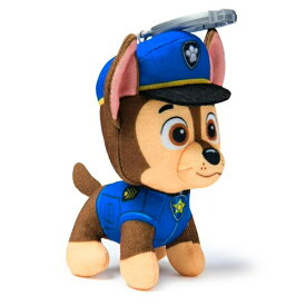 パウパトロール ぬいぐるみ 4インチ キーチェーンクリップ付き ( チェイス ) 20927a パウパト グッズ おもちゃ マスコット プラッシュ キーホルダー バッグチャーム キャラクター Paw Patrol Chase 4" Plush Keychain Clip 輸入品 インポート
