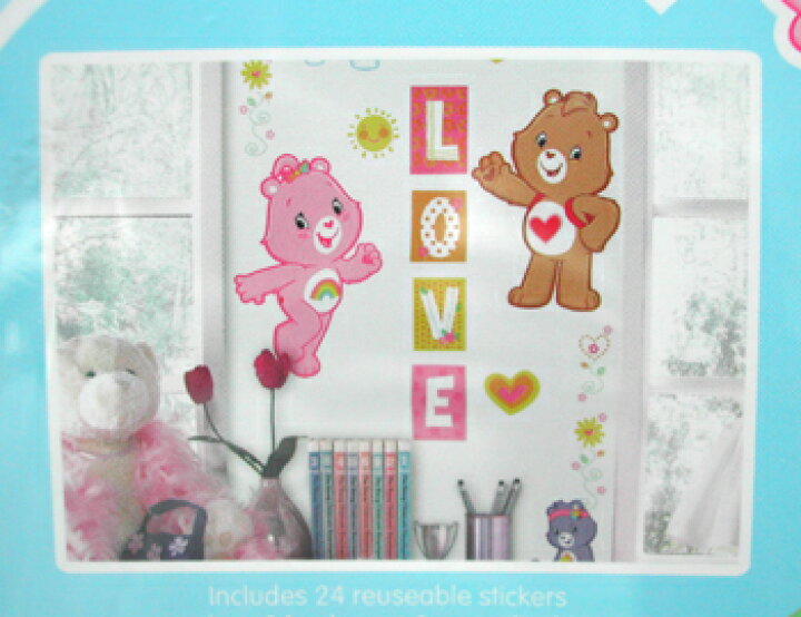楽天市場 ケアベア Care Bears アニメウォールステッカー 4952 インポート グッズ 輸入 壁紙 送料無料 メール便配送 Ds キャラクター雑貨 プレッツェル