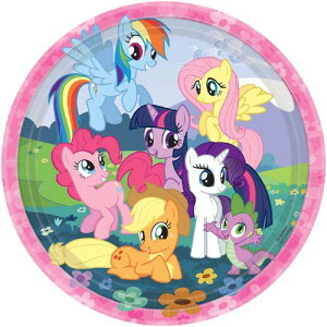 �}�C���g���|�j�[ ���M �y�[�p�[�v���[�g �� (L) 8pc amscan 9250 My Little Pony ���a22.9cm �p�[�e�B�[ �a���� �a���� �e�[�u���R�[�f�B�l�[�g ���� �f�R���[�V���� ���킢�� �L�����N�^�[ �G�� �O�b�Y