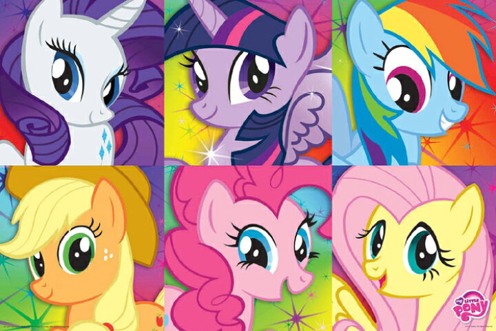 楽天市場 マイリトルポニー My Little Pony ポスター Zoom 9418 トモダチは魔法 アニメ グッズ 輸入 インポート メール便不可 Ds キャラクター雑貨 プレッツェル