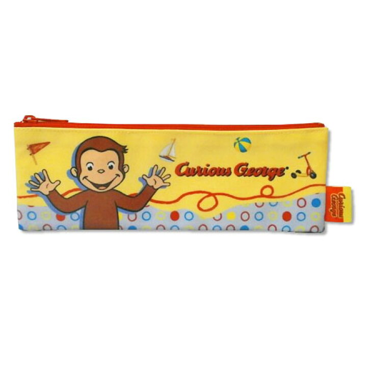 楽天市場 おさるのジョージ ペンケース Toy k Curious George ペンポーチ 筆箱 ふでばこ ファスナー Nhk アニメ 絵本 グッズ 文具 文房具 キャラクター 雑貨 送料込み メール便配送 キャラクター雑貨 プレッツェル