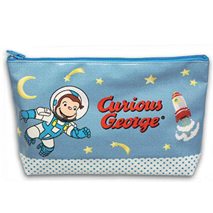 楽天市場 おさるのジョージ ポーチ ロケット k Curious George ジョージ グッズ マチあり 宇宙 ケース 小物 旅行 Nhk アニメ 絵本 キャラクター 雑貨 キャラクター雑貨 プレッツェル