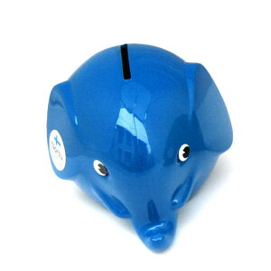 Fantti Gt@goN ( S TCY ^ u[ ) pud036 t@eB  oN  k G ObY CeA  킢 tBh  ]E  Elephant money box Mid Blue MK20306