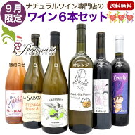 ナチュラルワイン【 月替わり 9月 限定 6本 セット】（750ml×6）ロゼ 泡 オレンジ 白 赤 ナチュールワイ…