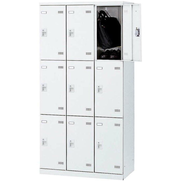 楽天市場】9人用更衣用ロッカー SLB-9-B 9人用ロッカー ブルー ピンク 