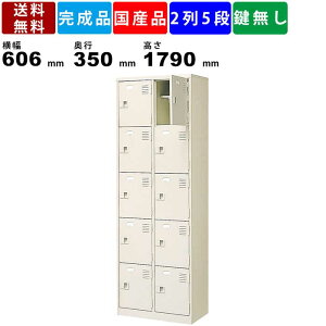 【楽天お買い物マラソン!!各種クーポン配布中】10人用シューズロッカー BST-SP2-5HN 2列5段 中棚付き 扉付きタイプ スチール製 シューズラック スチールロッカー 靴入れ 下足入れ 靴棚 靴箱 セ