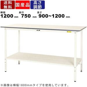 ��Ƒ� ���[�N�e�[�u�� �ω׏d150kg SUPAH1275TTWW ����900�`1200mm �������߃^�C�v �S�ʒI�t�� �X�`�[���� �I�t�B�X�Ƌ� ��Ɨp ���~�e�[�u�� �J�E���^�[�e�[�u�� ���t�e�B���O�e�[�u�� �V�ϓ�