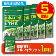 【期間限定特価+1個付】【送料無料・ゆうパケット配送】肝機能を示す血中ALT値を下げる 健康習肝 スルフ…