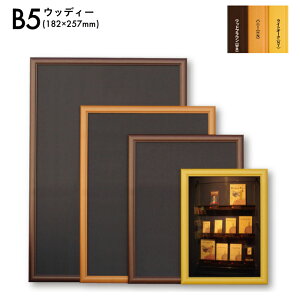 B5サイズ 182×257mm 【メーカー直送のため離島を除く全国どこでも、何枚でも送料900円】 木製 フレーム 額縁 ウッドブラウン ハニー ライトオーク ポスターフレーム ポスターパネル イラスト
