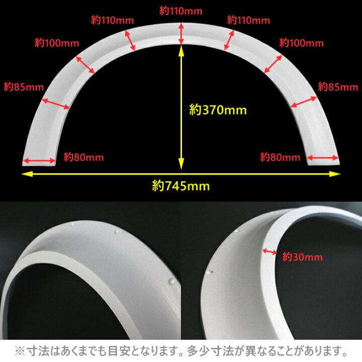 楽天市場】【ファイナルコネクション】 オーバーフェンダー 75mmワイド 