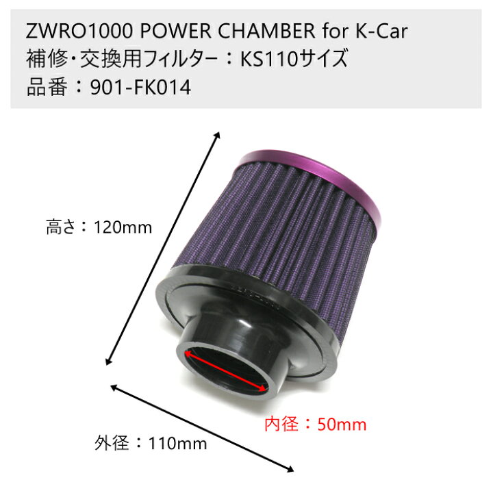 楽天市場】【ZERO1000 パワーチャンバー】 シャインパープル DAIHATSU  