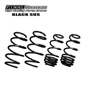 【BLACK SUS】 ダウンサス DAIHATSU S320V/S321V ハイゼットカーゴ 2WD 保安基準適合品 ローダウン スプリング サスペンション 車高調 快適な乗り心地 ハンドリング性能 【PGFK-BSD020】 ファイナルコネクション ブラックサス ダイハツ HIJET CARGO